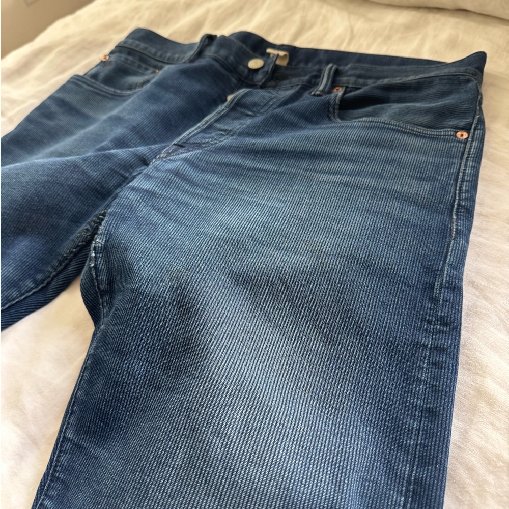 RRL Double RL Bedford Cord Indigo Jeans 32x34